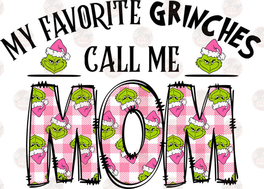 My Favorite Grumps Call Me Mama - Sublimation Transfers
