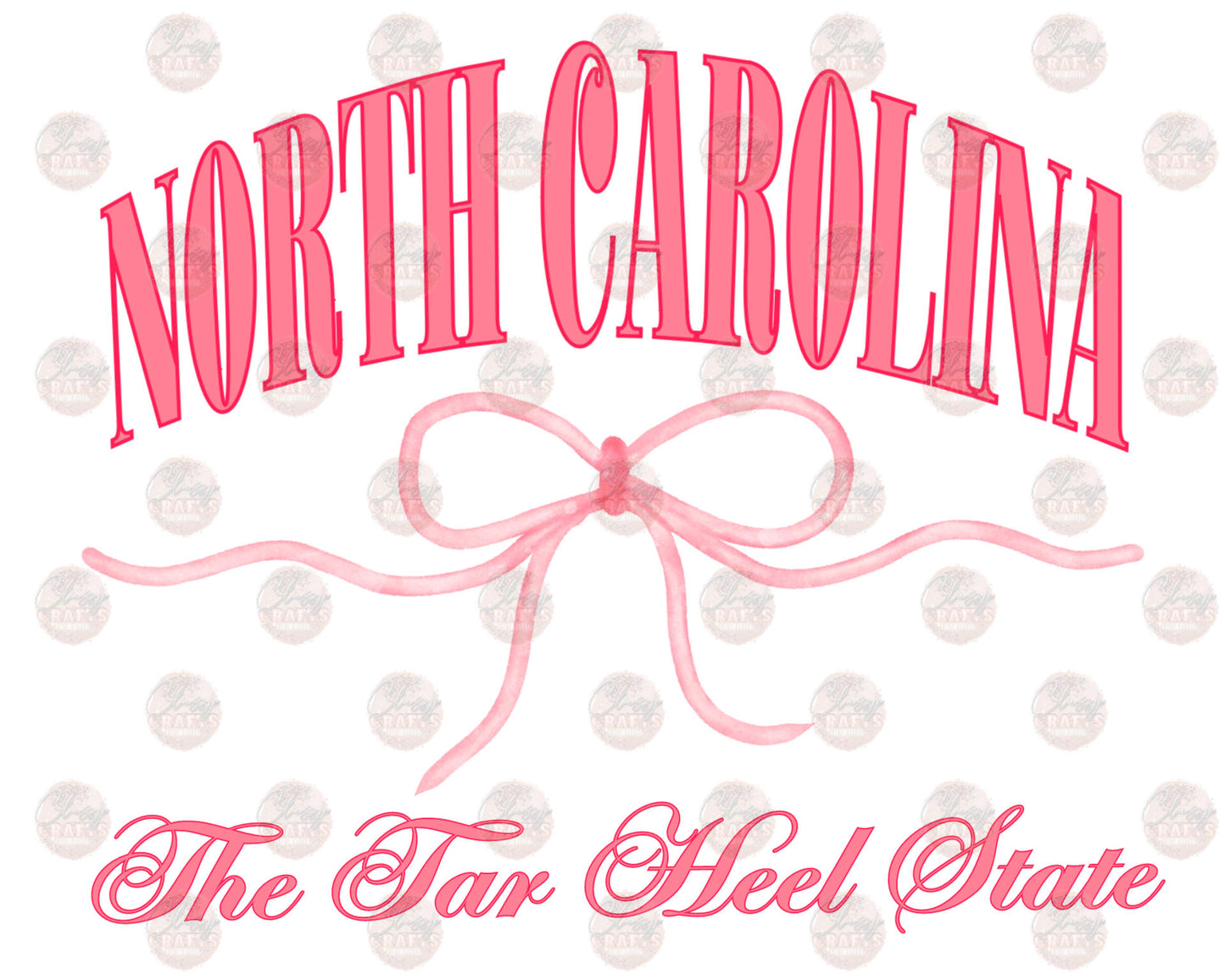 N.C. and S.C. With Bow Transfer