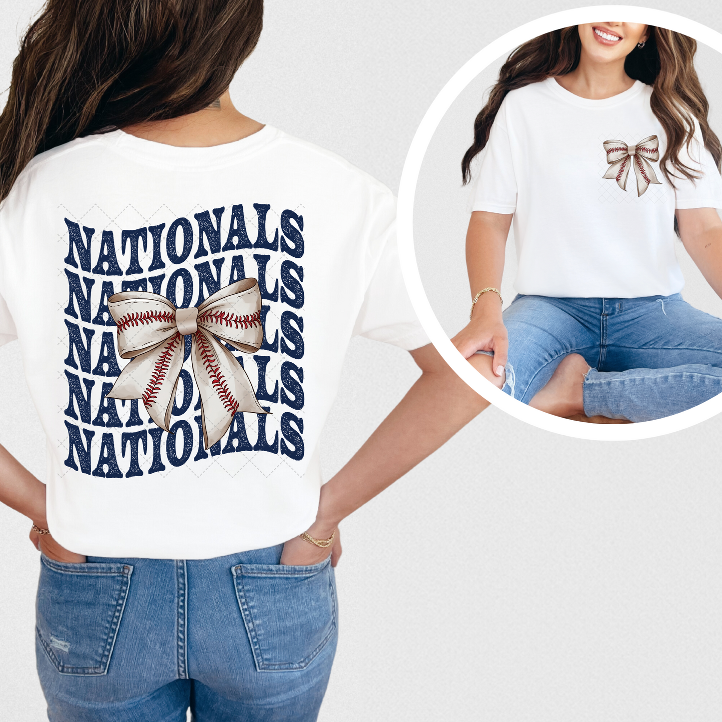 Nationals Coquette Transfer ** TWO PART* SOLD SEPARATELY**