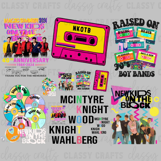 NKOTB - 30x24 -PREMADE GANG SHEET