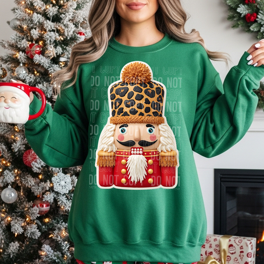 NUTCRACKER LEOPARD HAT TRANSFER