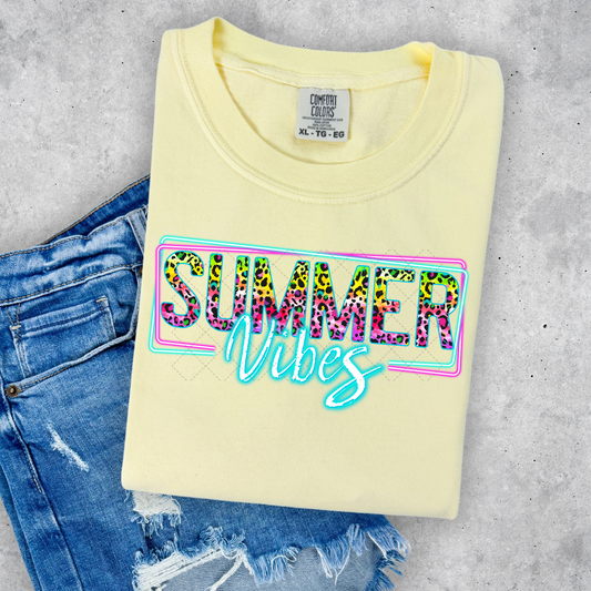 Neon Summer Vibes Transfer