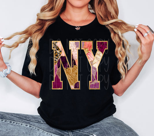 New York Floral Transfer