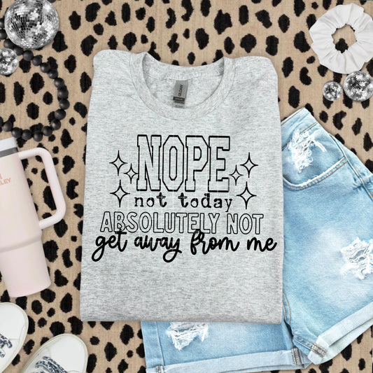 Nope Black Transfer