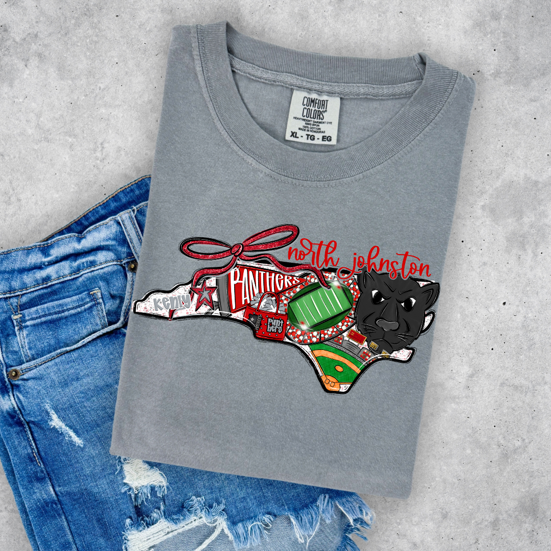 North Johnston Panthers Game Day Coquette Transfer