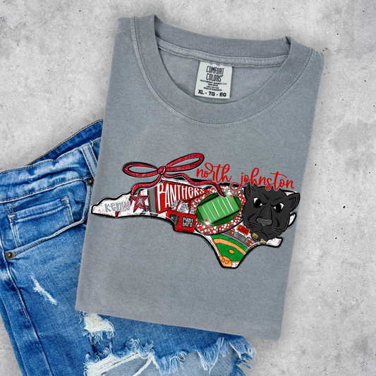 North Johnston Panthers Game Day Coquette Transfer