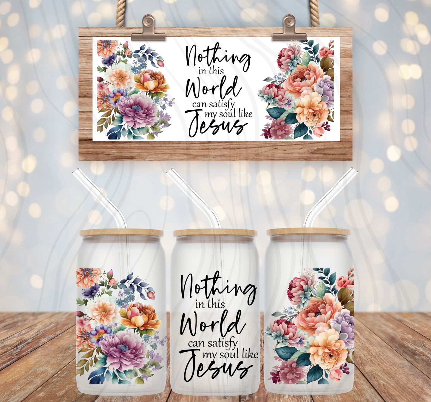 Nothing In This World 16oz Libbey Wrap