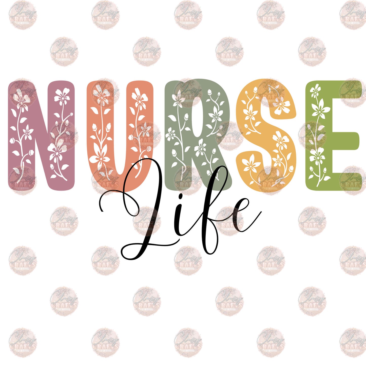 Nurse Life Pastel Transfer