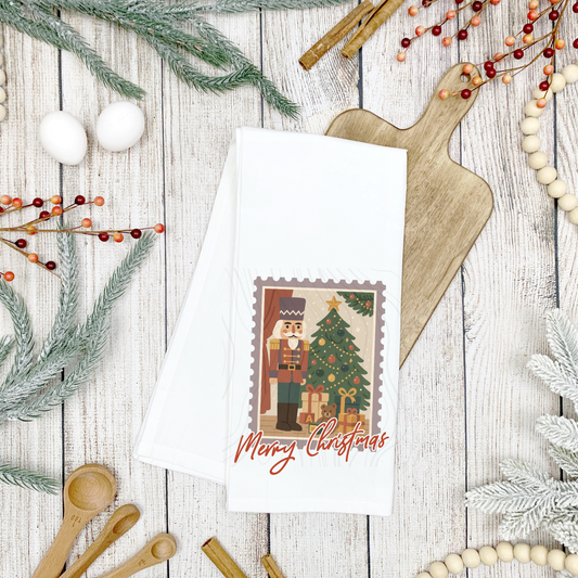 Nutcracker Gifts Tea Towel Transfer