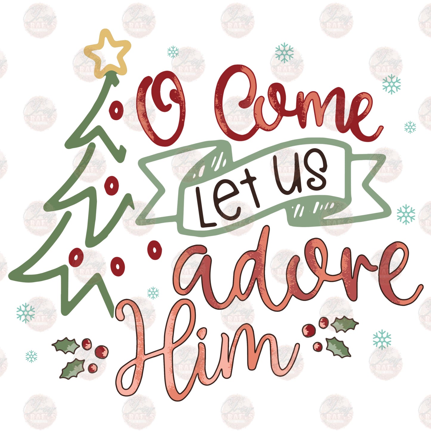 O Come Let Us Adore Him Transfer