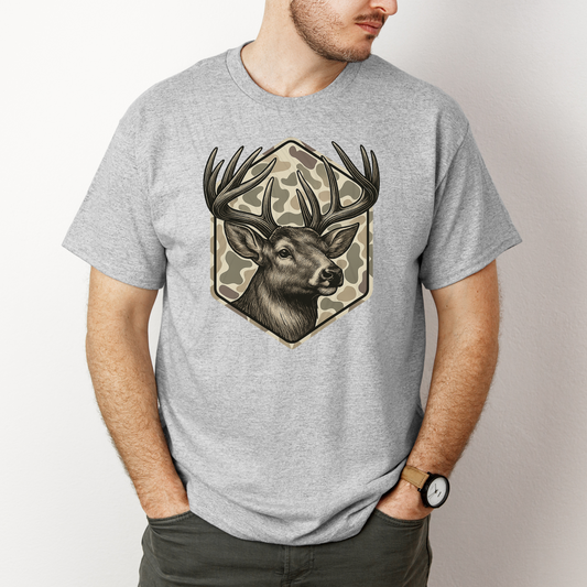 Old School Camo Deer Transfer