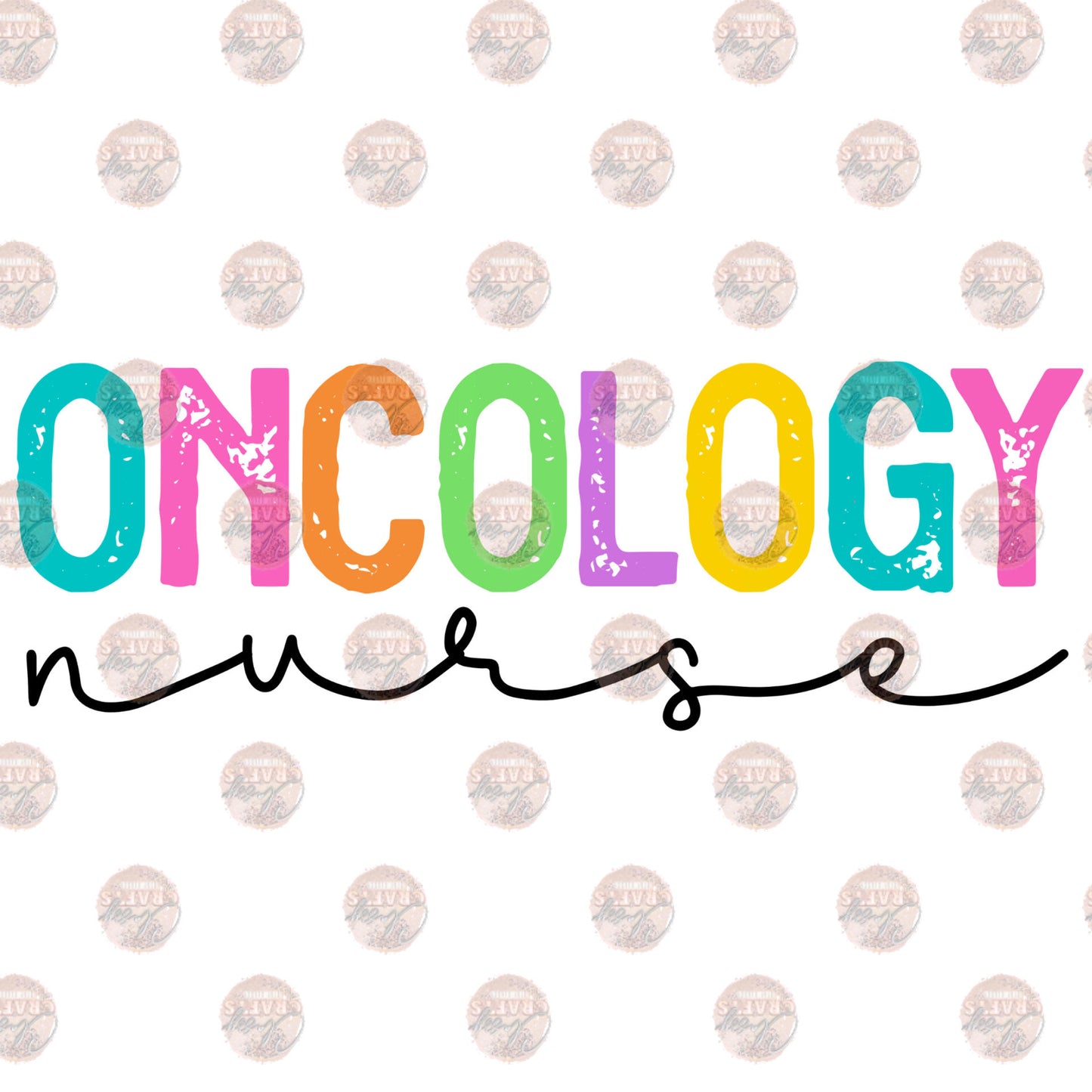 Oncology Nurse Colorful Transfer