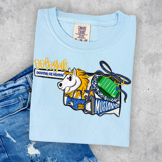Oologah Mustangs Game Day Coquette Transfer