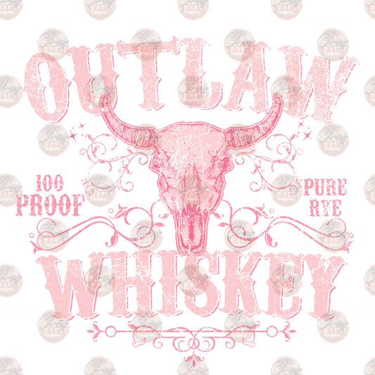 Outlaw & Whiskey - Sublimation Transfers