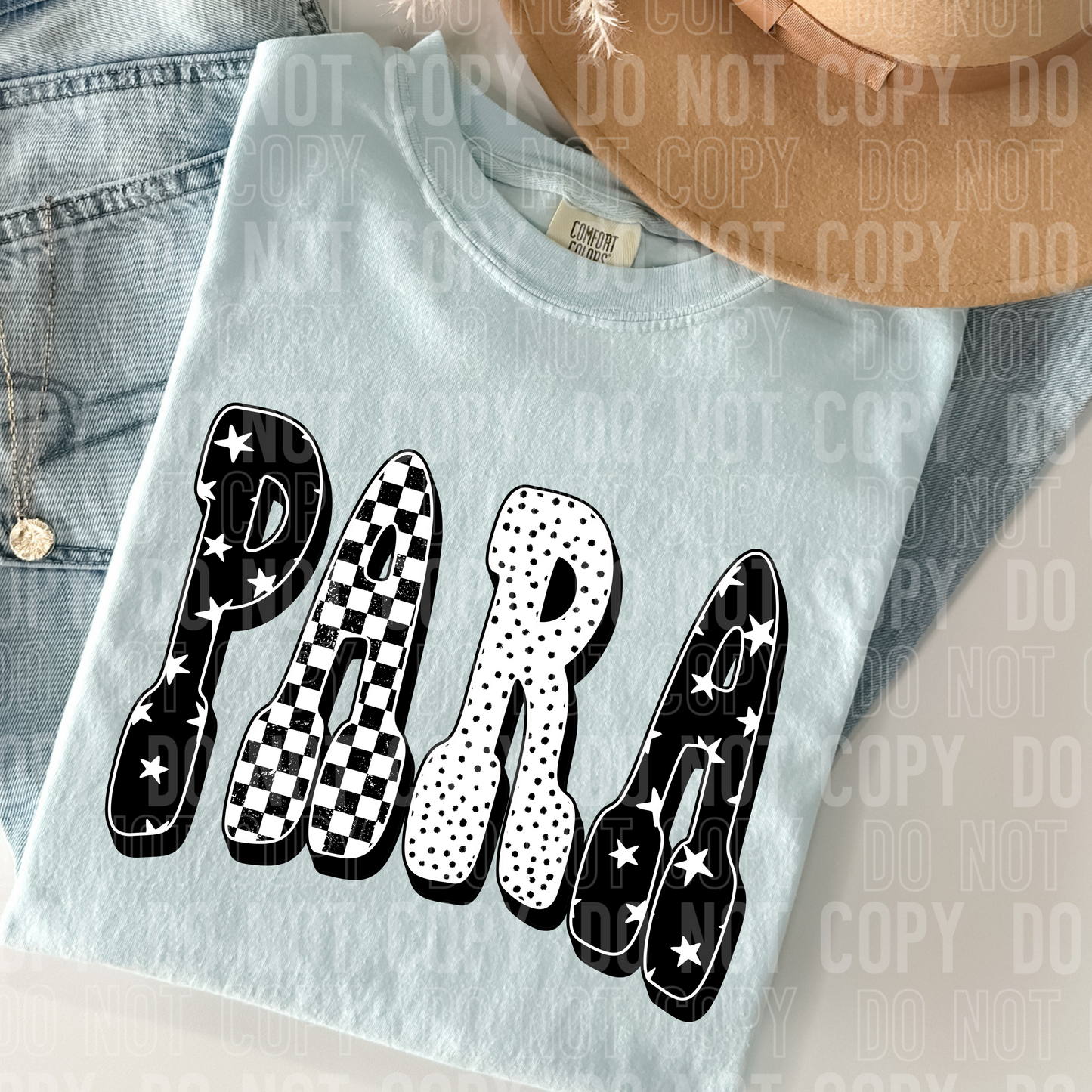 CHECKERED TEACHER/PARA TRANSFER