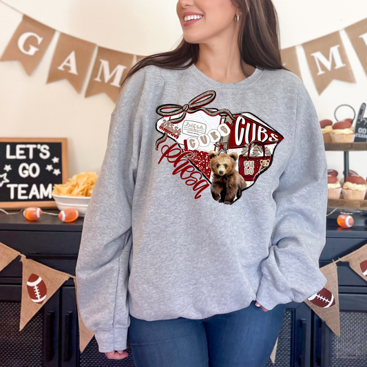 PHESA Cubs Game Day Coquette Transfer