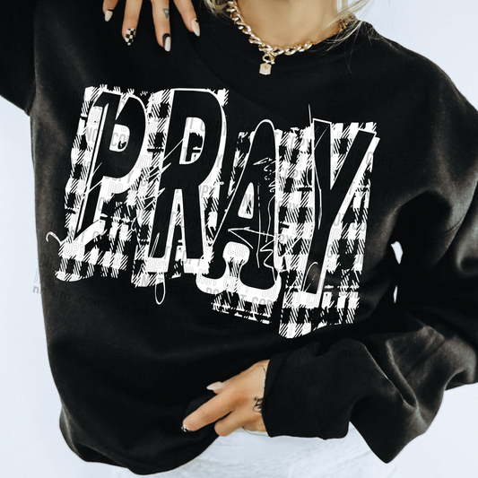 PRAY PLAID DISTRESSED TRANSFER