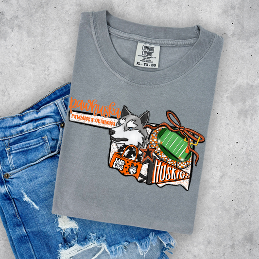 Pawhuska Huskies Game Day Coquette Transfer