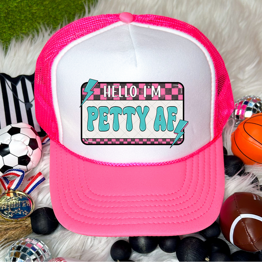 Petty AF Tag Faux Patch Transfer