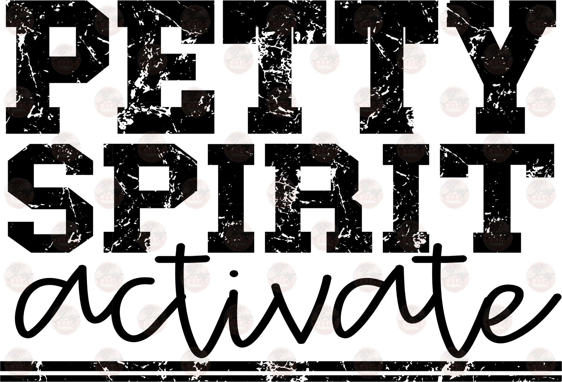 Petty Spirit Transfer – Classy Crafts