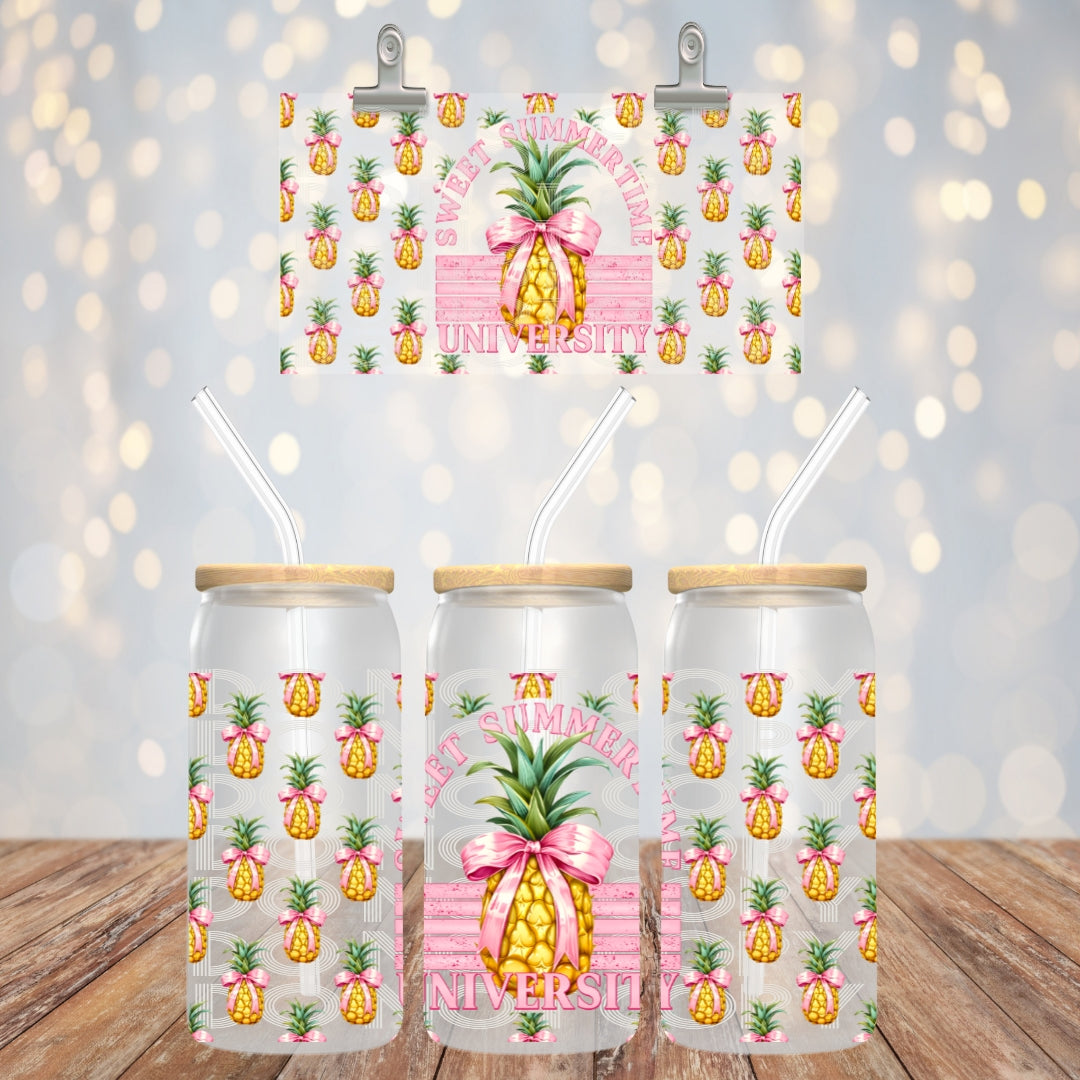 Sweet Summertime 16oz Libbey Wrap Transfer