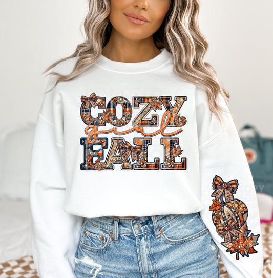 Cozy Girl Fall Transfer ** TWO PART* SOLD SEPARATELY**