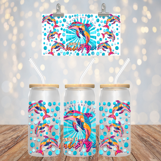 The Waves Are Calling 16oz Libbey Wrap