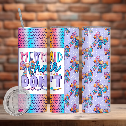 Mermaid Hair Tumbler Wrap Transfer