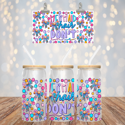 Mermaid Hair 16oz Libbey Wrap