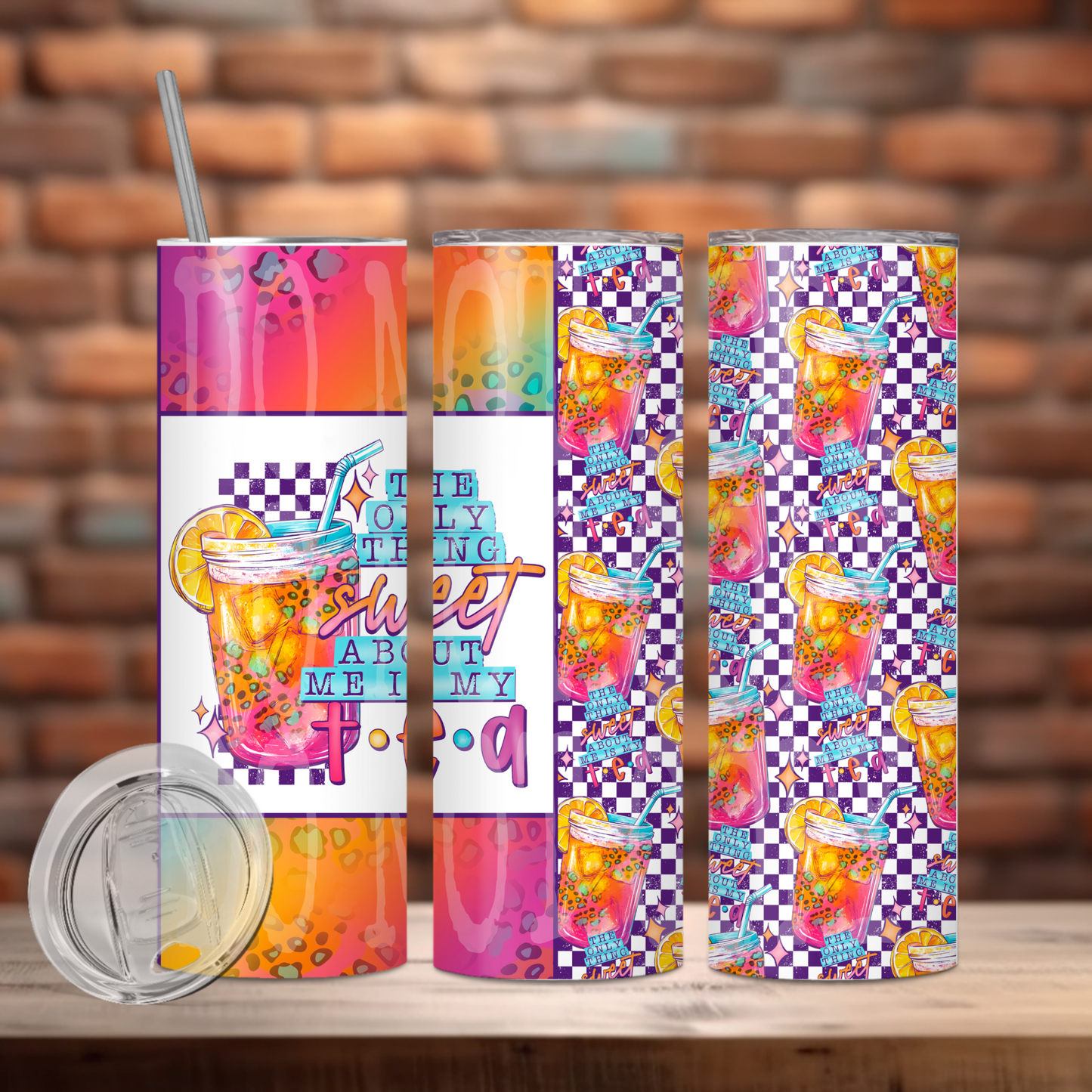 The Only Thing Sweet Tumbler Wrap Transfer