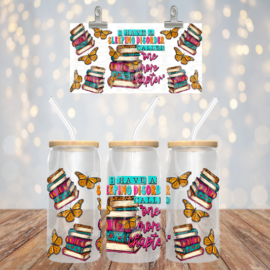 I Have A Sleeping Disorder 16oz Libbey Wrap