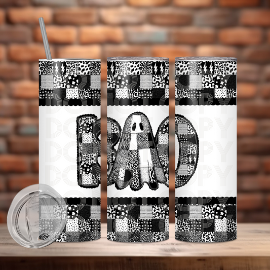 Bw Boo Tumbler Wrap Transfer