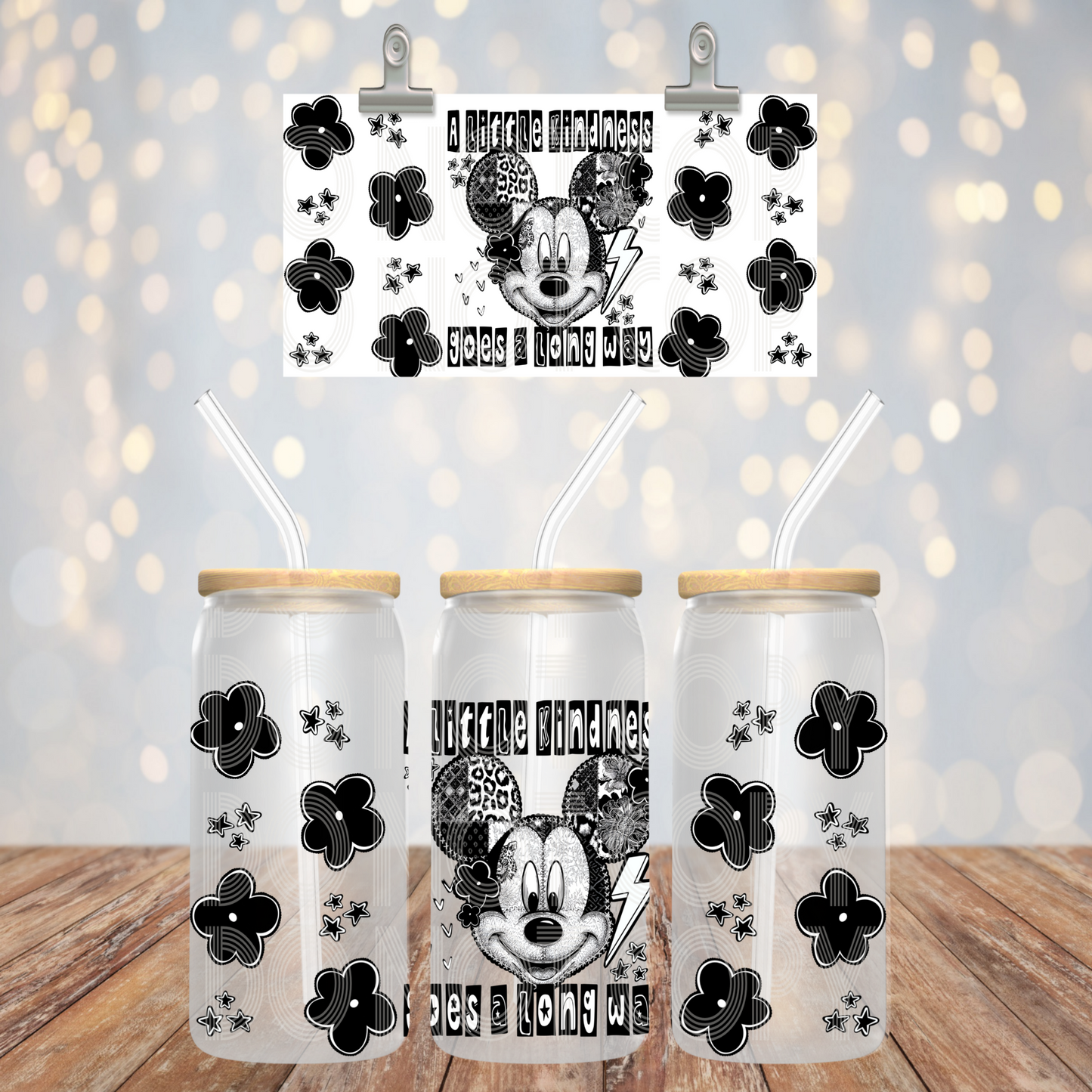 A Little Kindness 16oz Libbey Wrap Transfer