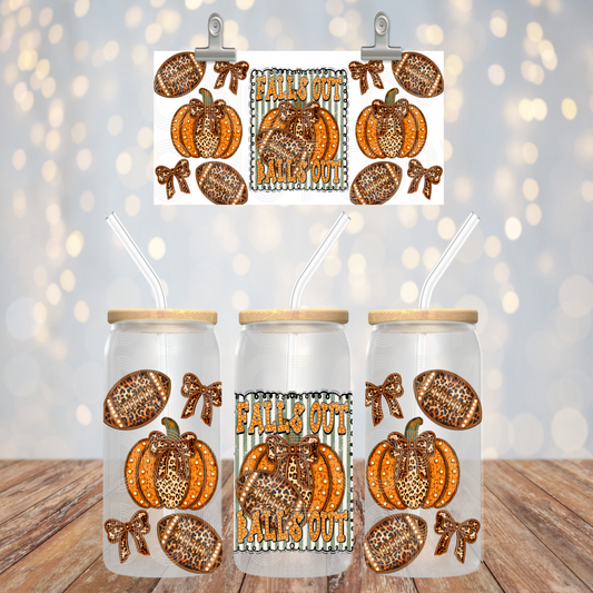 Falls Out 16oz Libbey Wrap Transfer
