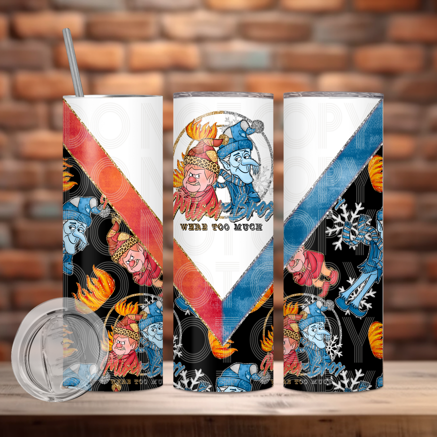 M Bros Tumbler Transfer