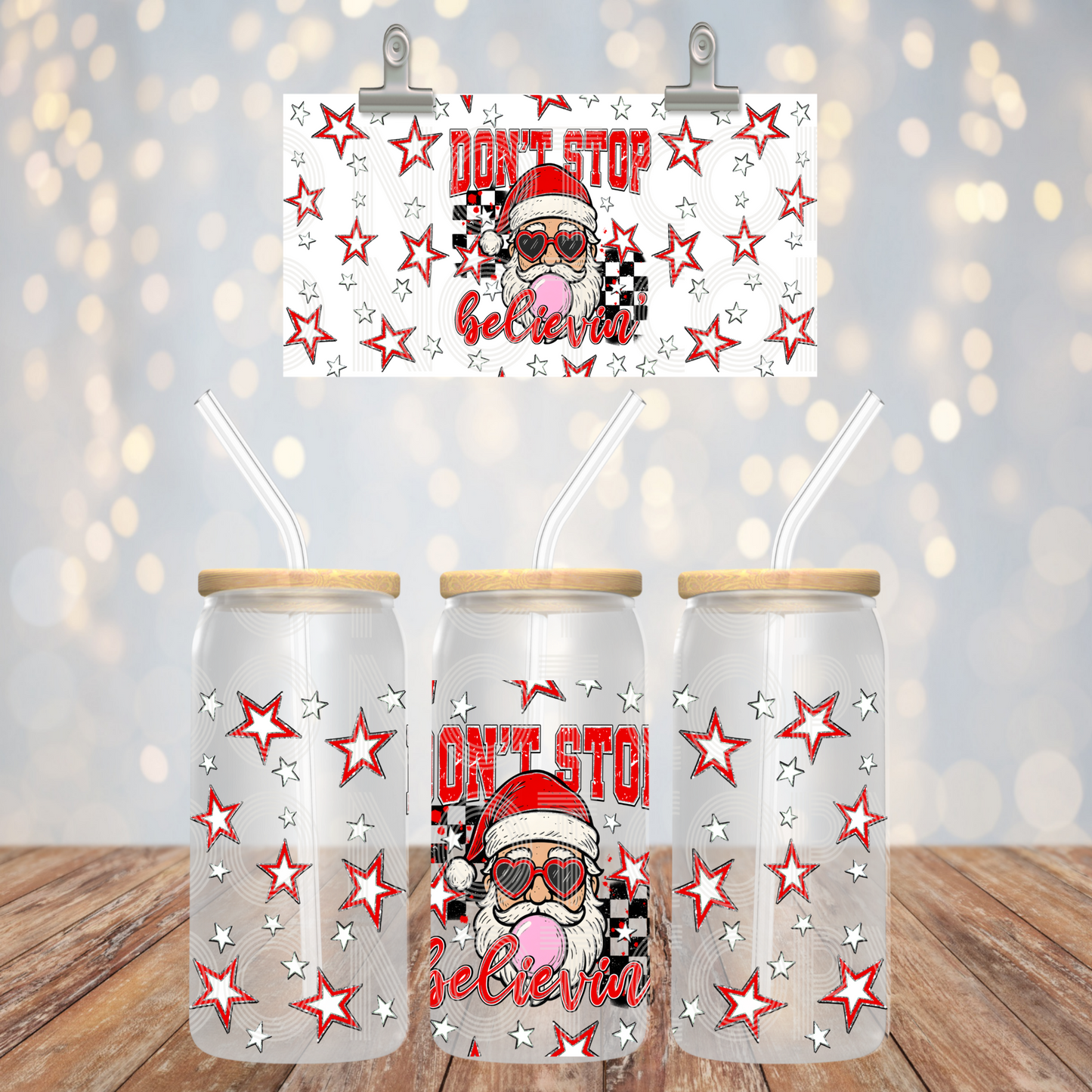 Dont Stop Libbey 16 oz Transfer