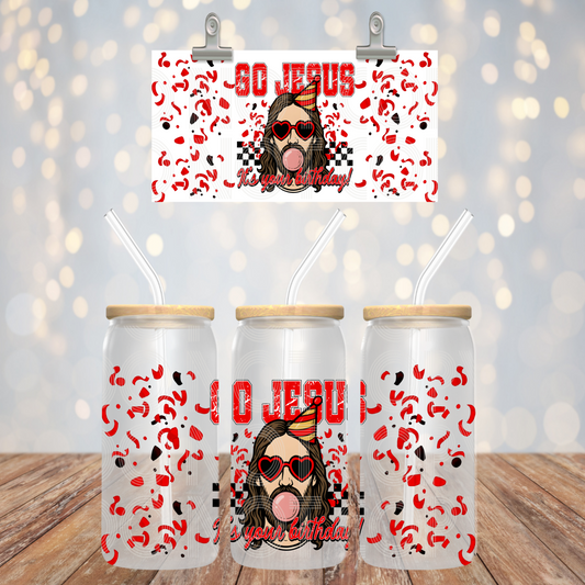 Go Jesus Libbey 16 oz Transfer