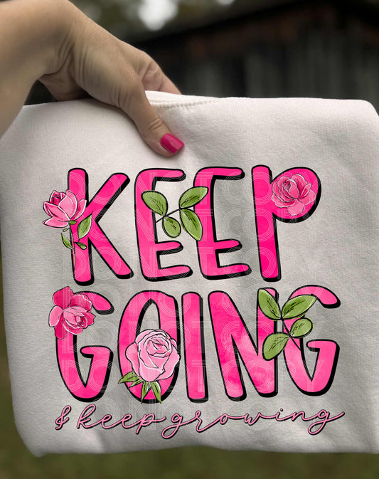 Keep Going Rose Transfer