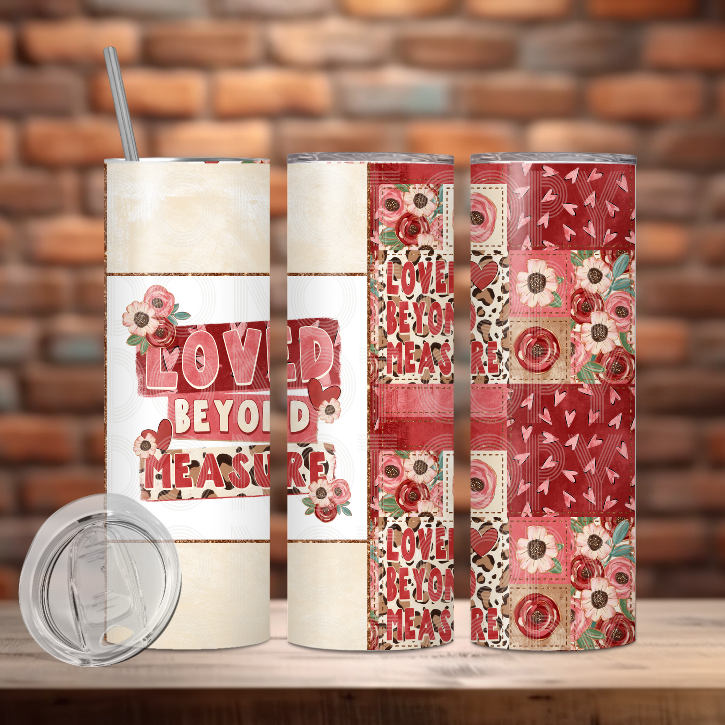 Loved Beyond Measure Tumbler Transfer