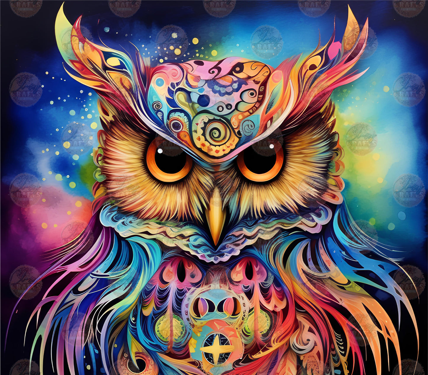 Picture Perfect Owl Tumbler Wrap
