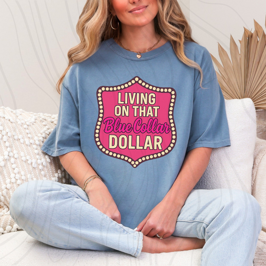 Pink Blue Collar Transfer