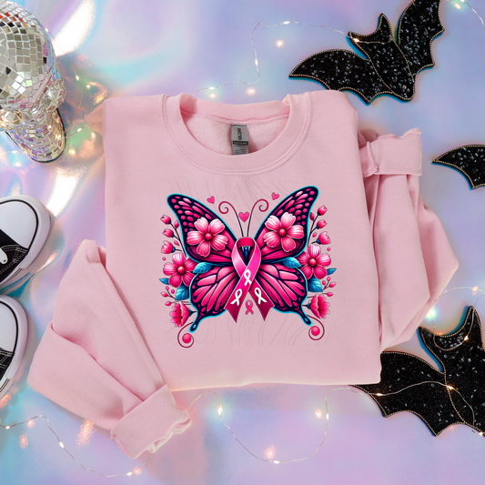 Pink Butterfly Transfer