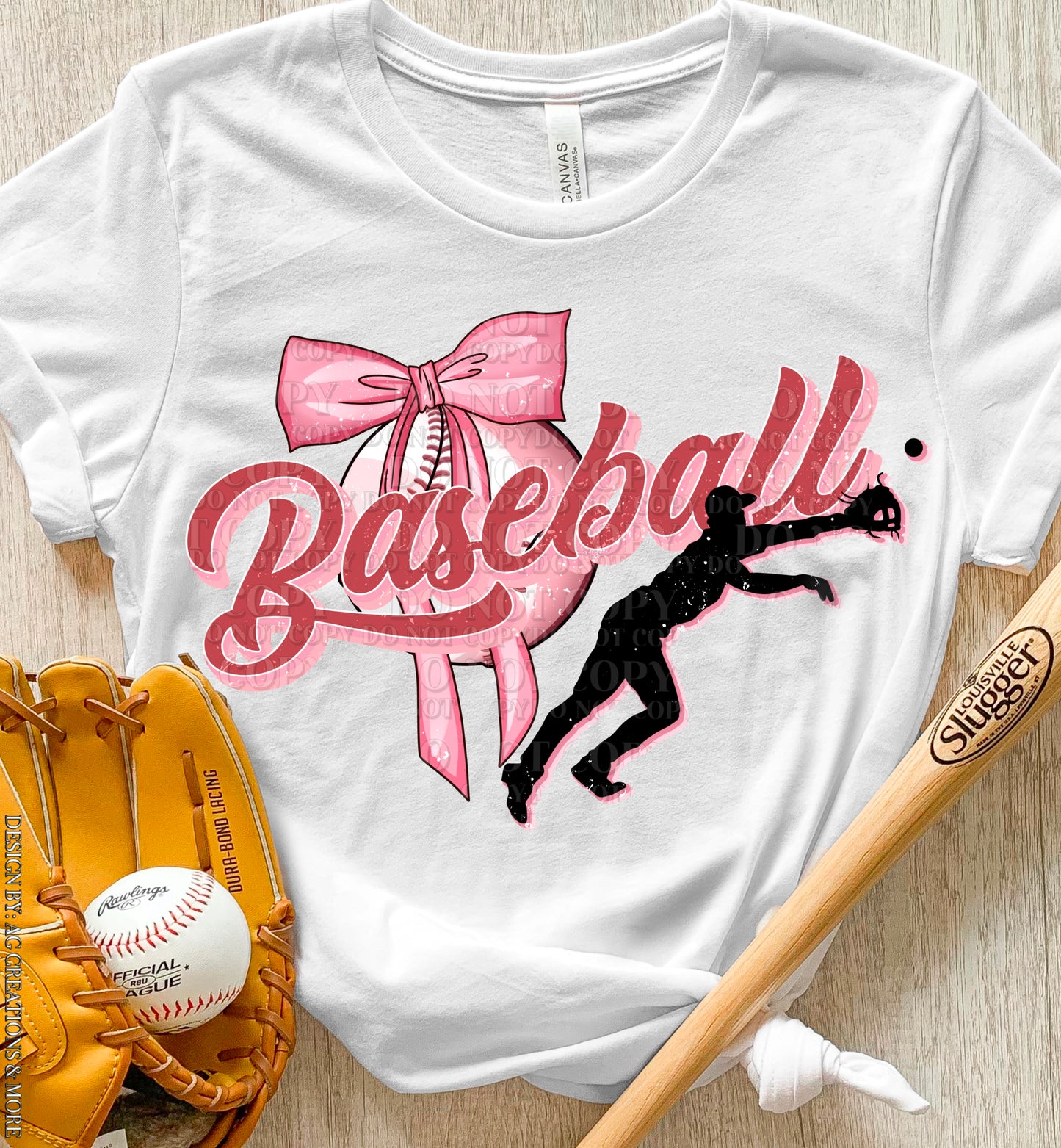 Baseball Bow 1 Transfer