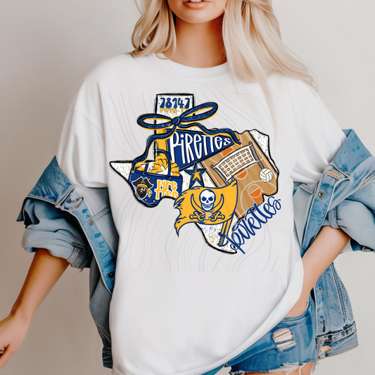 Poth Pirettes Game Day Coquette Transfer