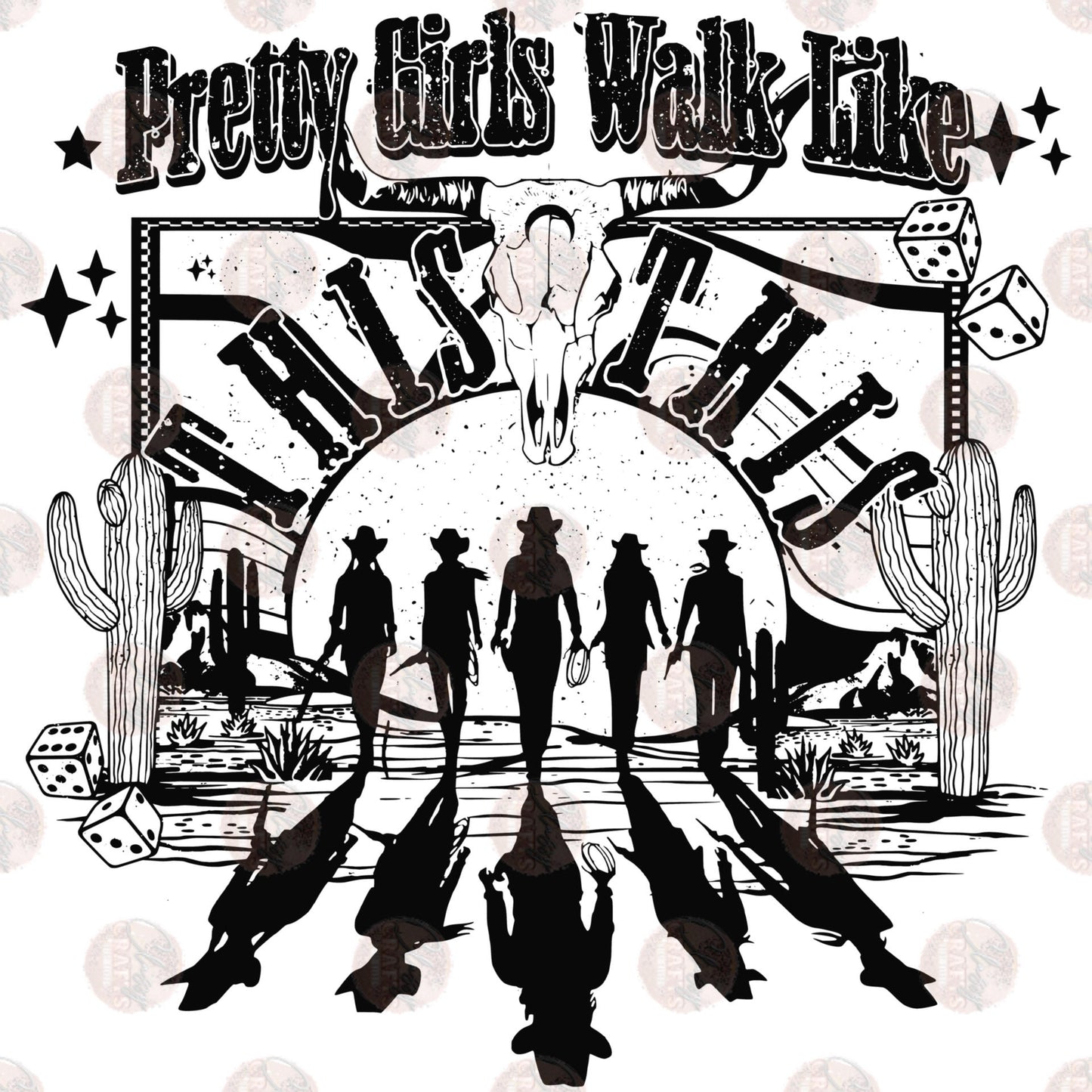 Pretty Girls Two Part **Sold Separately** Transfer