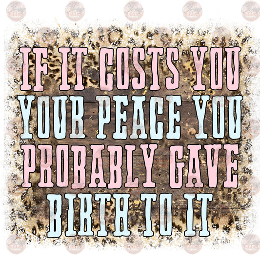 Probably Gave Birth To It Transfer