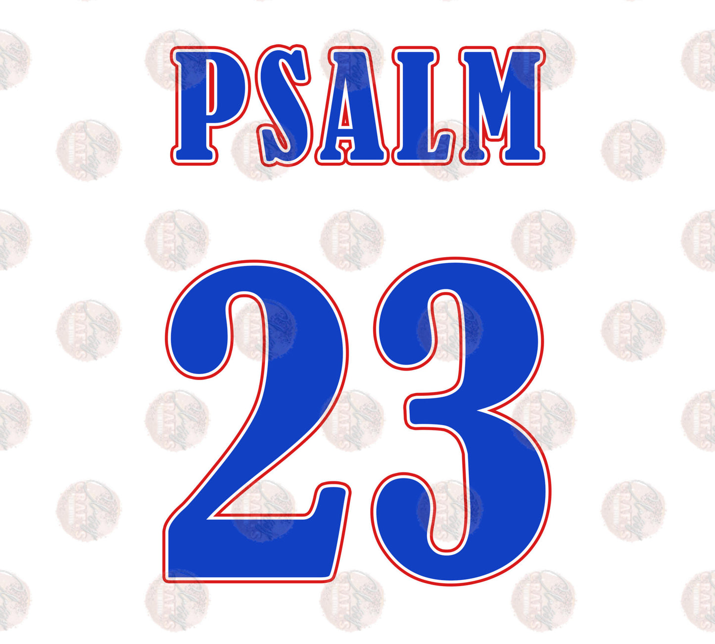 Psalms 23 Jersey Style Transfer