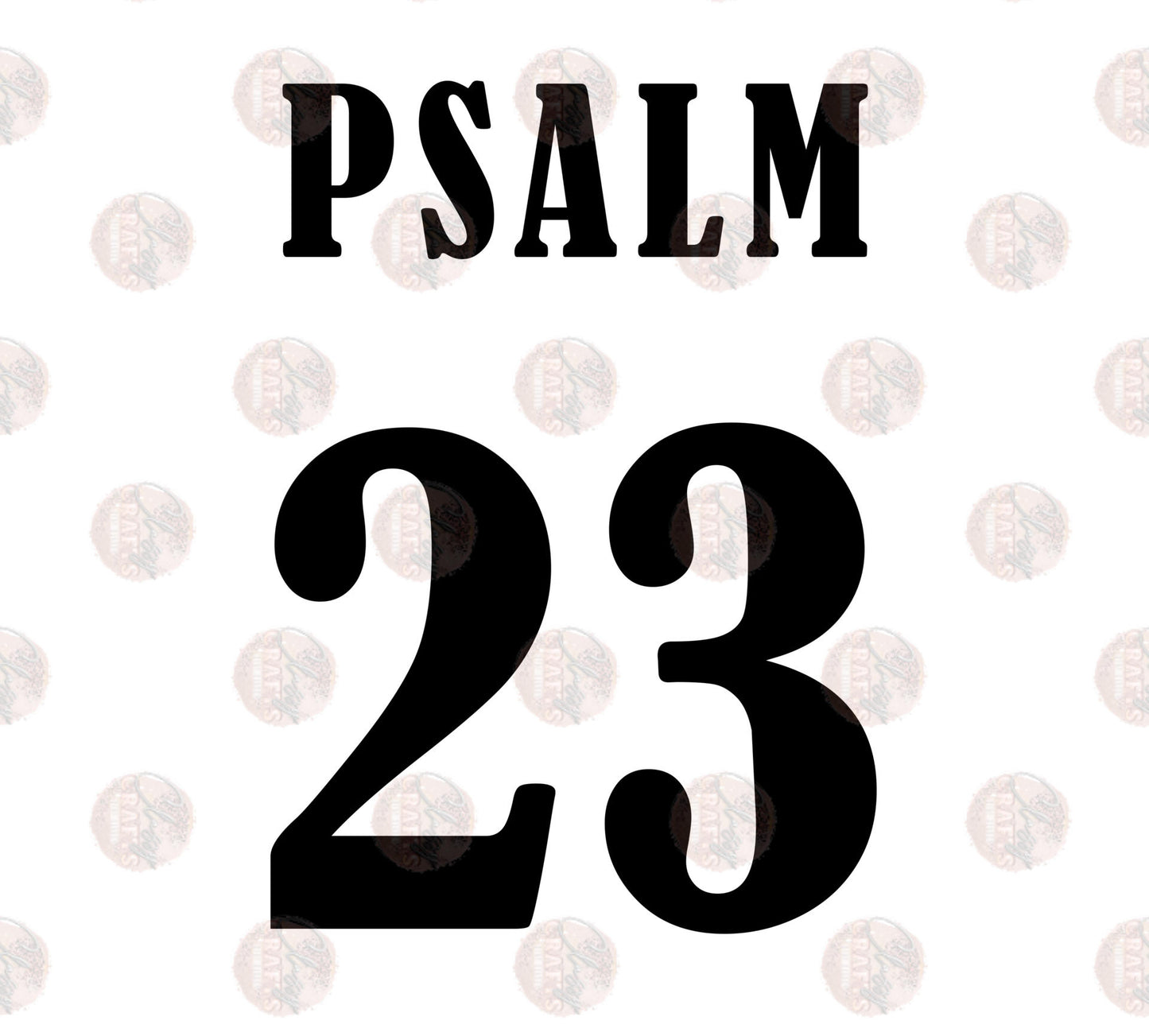 Psalms 23 Jersey Style Transfer