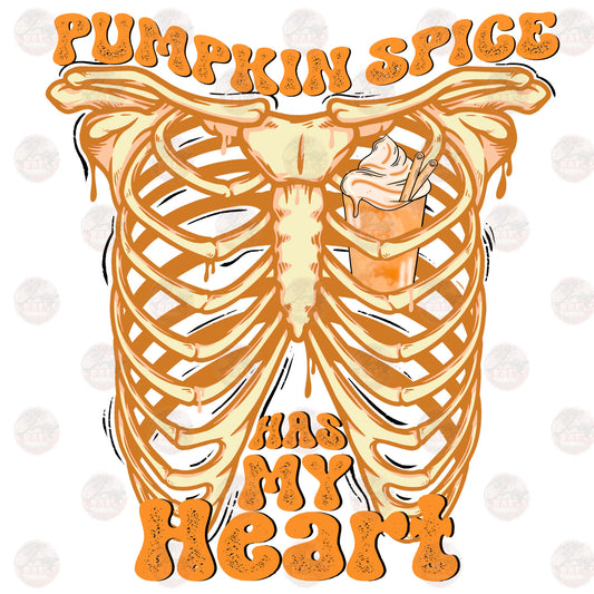 Pumpkin Spice Has My Heart - Sublimation Transfer