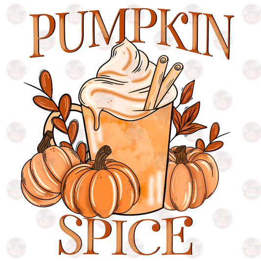 Pumpkin Spice Latte - Sublimation Transfer